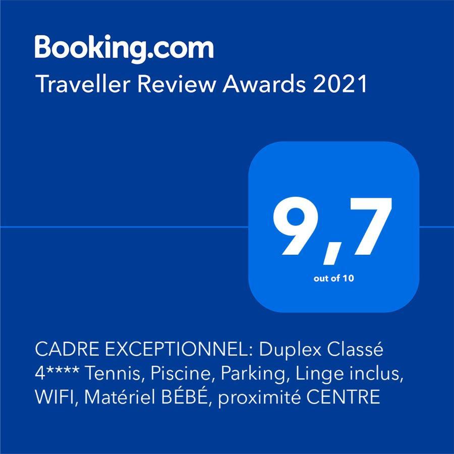 Cadre Exceptionnel: Duplex Classe 4**** Tennis, Piscine, Parking, Linge Inclus, Wifi, Materiel Bebe, Proximite Centre ドーヴィル エクステリア 写真